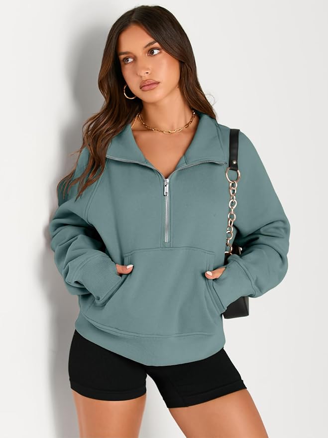 Half Zip Sweatshirts