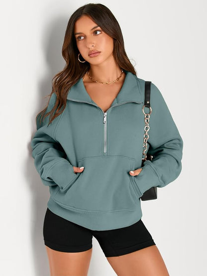 Half Zip Sweatshirts