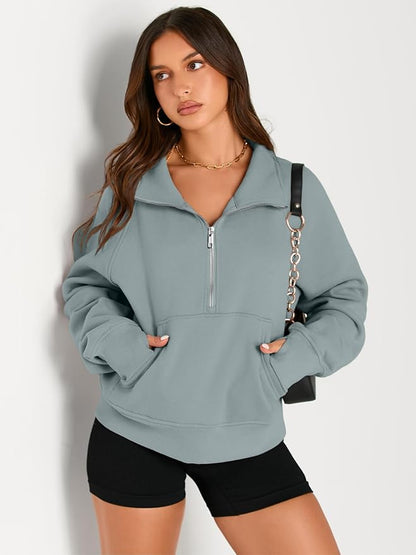 Half Zip Sweatshirts