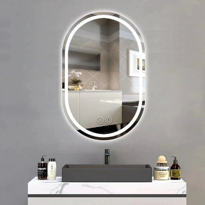 LED Illuminated Bathroom Mirror Anti-Fog Demist