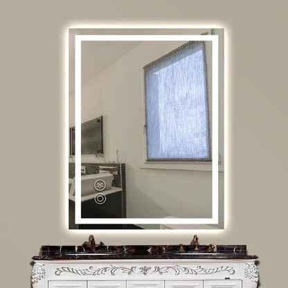 LED Illuminated Bathroom Mirror Anti-Fog Demist